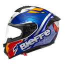Capacete Bieffe B-Reaper Ride Branco/Azul