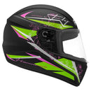 Capacete Fly F9 Harmonia - Preto fosco