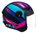 Capacete Fly Jet Ômega - Fosco