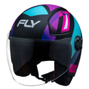 Capacete Fly Jet Ômega - Fosco