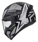 Capacete Peels Spike ll - Preto e Prata