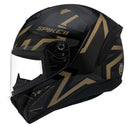 Capacete Peels Spike ll - Preto e Dourado Fosco