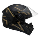 Capacete Peels Spike ll - Preto e Dourado Fosco