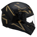Capacete Peels Spike ll - Preto e Dourado Fosco