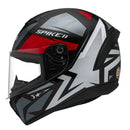 Capacete Peels Spike ll - Preto/Vermelho e Branco