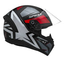 Capacete Peels Spike ll - Preto/Vermelho e Branco