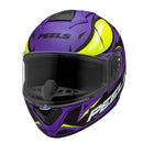 Capacete Peels Spike II SNK - Roxo/Verde Fosco