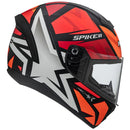 Capacete Peels Spike II 1ST - Cor Preto Fosco/Vermelho