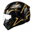 Capacete Peels Spike ll - Preto e dourado brilho
