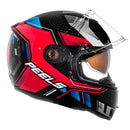 Capacete Peels ICON 23 FORCE Original C/Visor Preto/Vermelho - Tecnologia EVR e Design Aerodinâmico