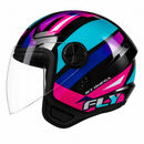 Capacete Fly Jet Ômega - Bilho