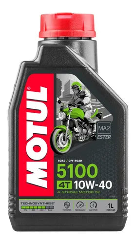 Óleo Motul 5100 4T 10W40 Semi-Sintético 1L - Alta Performance para Motos