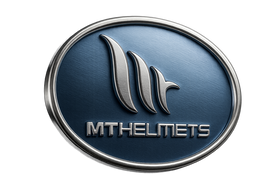 MT HELMETS logo em alto relevo