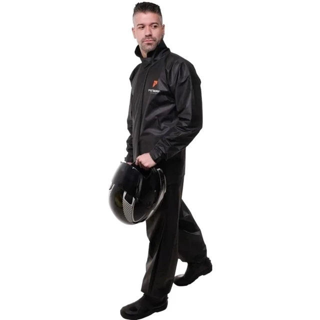 Capa de Chuva Pioneiro PVC - Proteção Completa para Motociclistas - Impermeável e Resistente