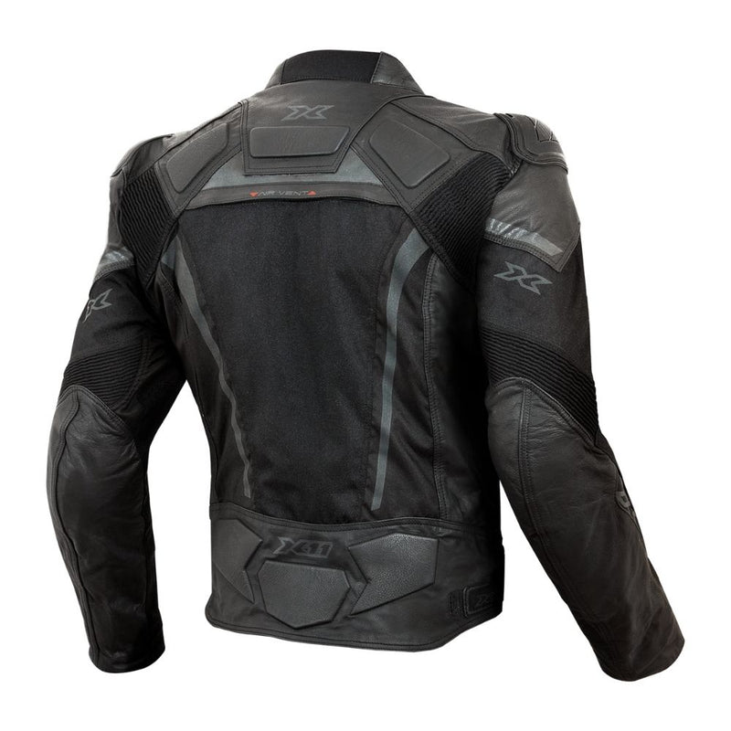 Jaqueta X11 Next Gen Couro Masculina Preto - Vista Traseira
